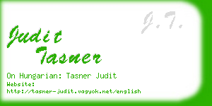 judit tasner business card